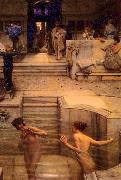 Laura Theresa Alma-Tadema A Favourite Custom oil painting reproduction